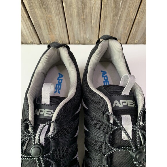 Apex A5000 Men's Black Athletic Bungee Comfort Orthopedic Diabetic Shoe 14 med - Picture 8 of 9